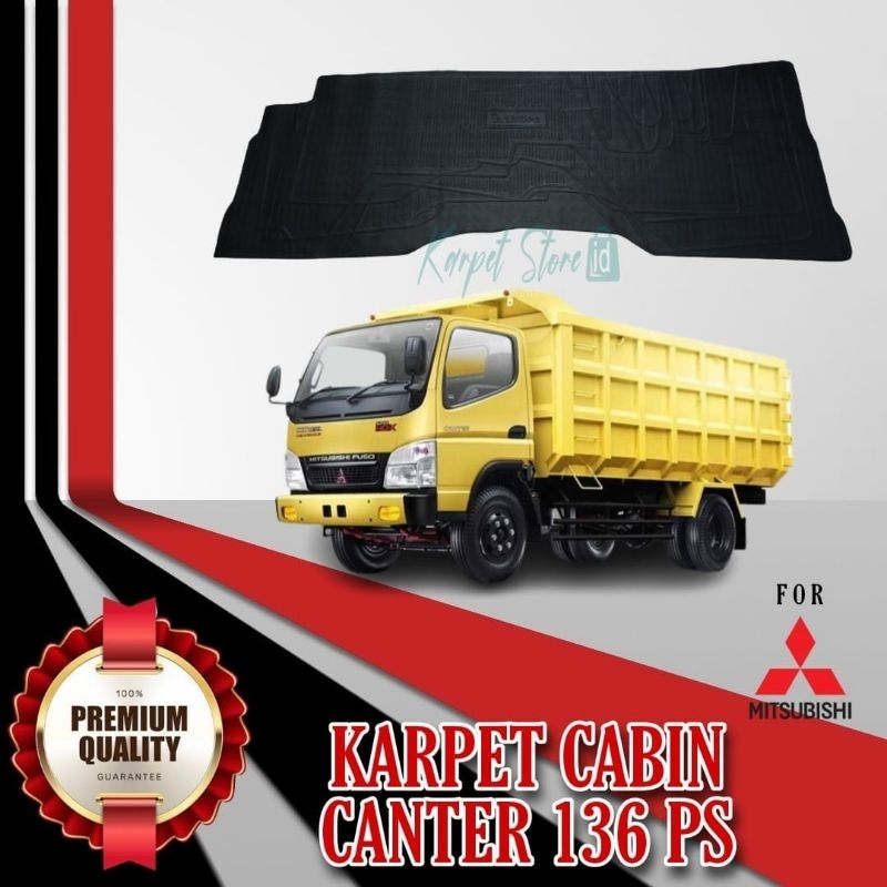 KARPET CABIN MOBIL MITSUBISHI CANTER 136 PS LOGO