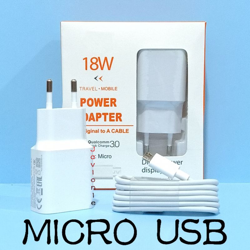 Charger Casan Cas Xiomi Redmi A1 A2 3 3S 4 4A 4X 5 5A 5+ 6 6A 7 7A 9A 9C 10A 12C GO Pro Plus 18W Original Fast Charging MICRO USB