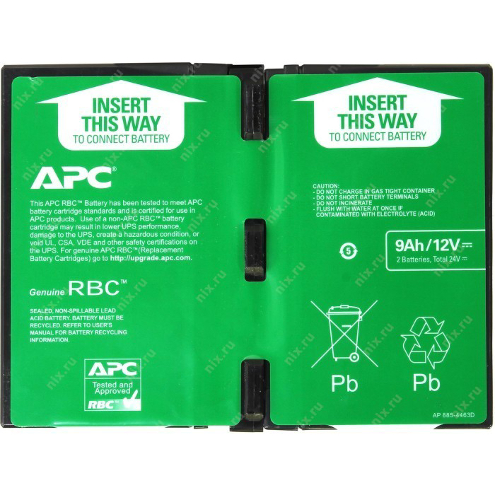 APC RBC166 Replacement Battery Catridge UPS BR1600MI