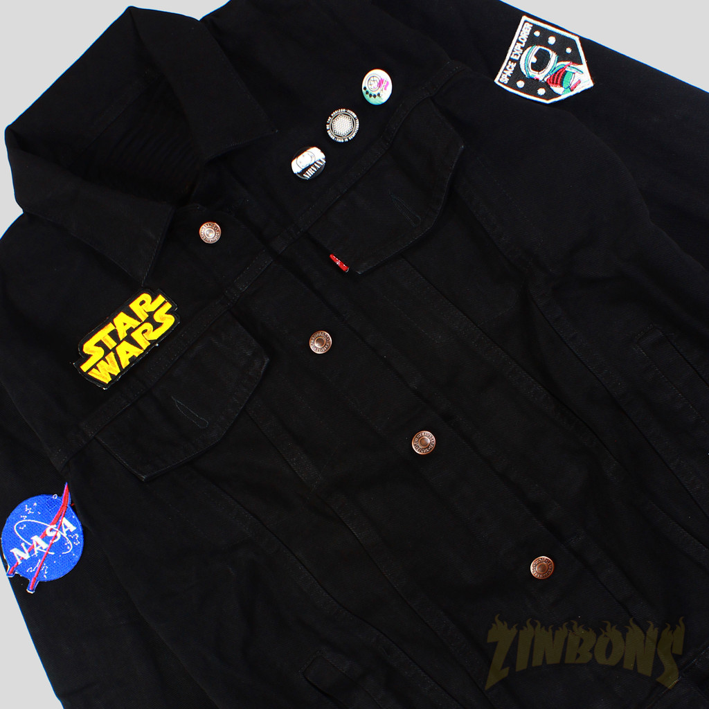 Jaket Starwars Jaket Astronot Jaket Jeans Pria Jaket Denim Zinbons Jaket Hoodie Sweater Terlaris