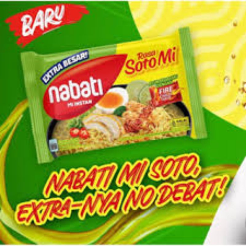 

Nabati mie soto extra besar