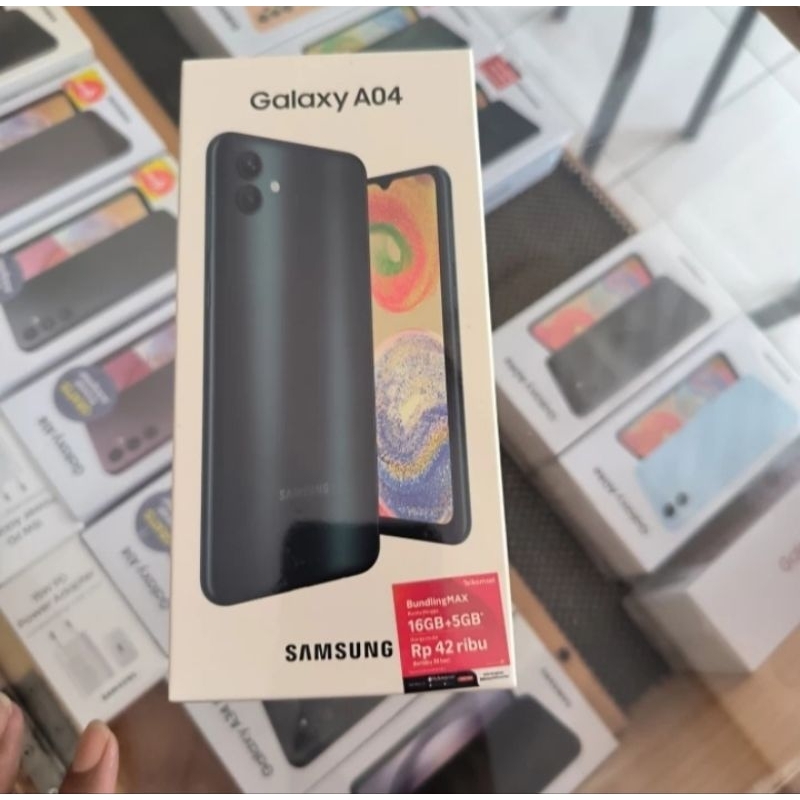 SAMSUNG A04 4/64 BARU SEGEL RESMI SAMSUNG A04 4/64 GARANSI