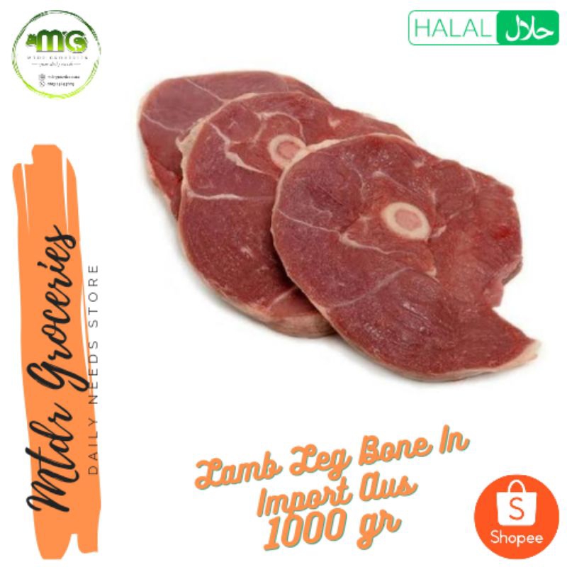 

Daging Paha Kambing Muda - Domba Import Aus - Lamb Leg Bone In 1 Kg
