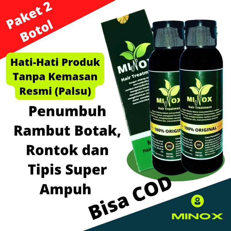 Paket 10 botol Minox Hair Treatment Penumbuh Rambut Botak dan Rontok