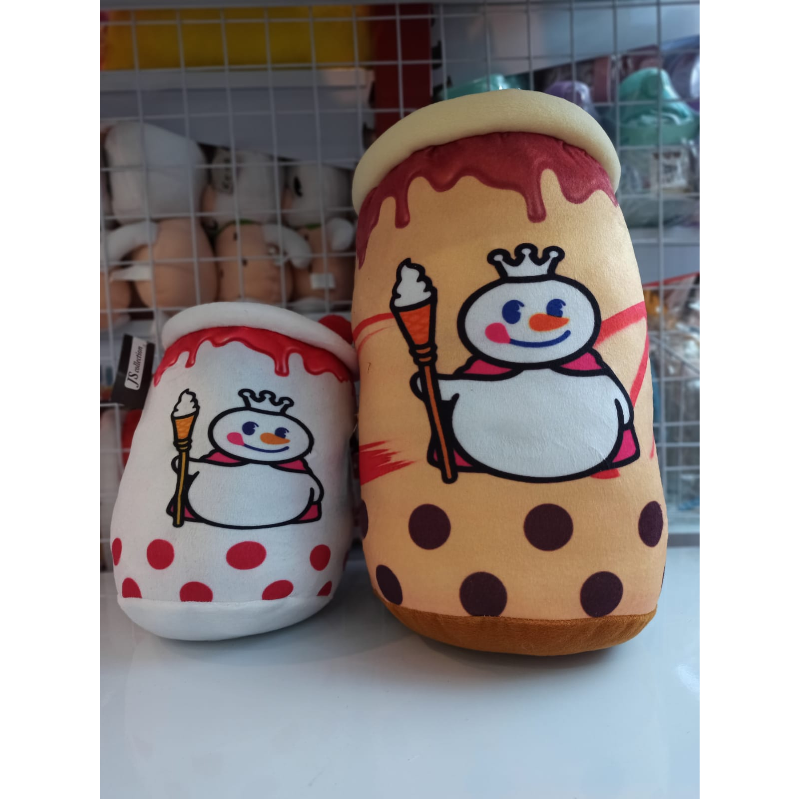 Boneka Minuman Mixue LED / Boneka Boba Mixue LED / Boneka Minuman Boba Mixue LED Lucu