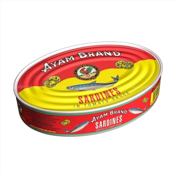 

AYAM BRAND SARDEN TOMATO OVAL 425 GRAM