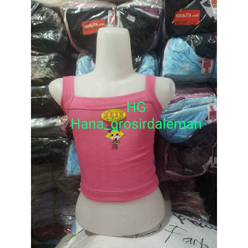 6 PCS SINGLET TENGTOP ANAK PEREMPUAN zein