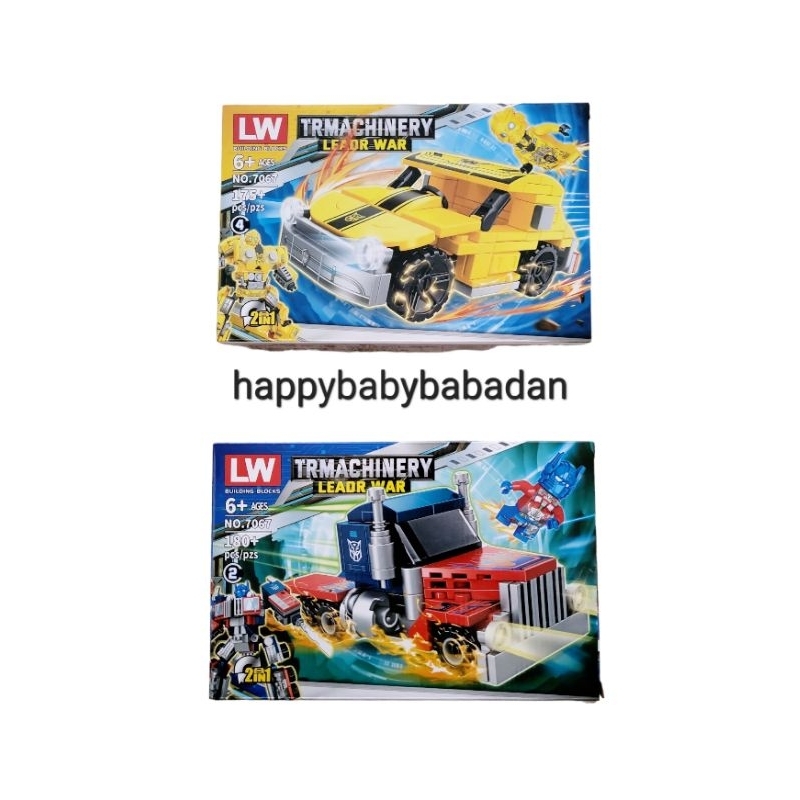 Mainan Lego Transformers Optimus & Bumblebee