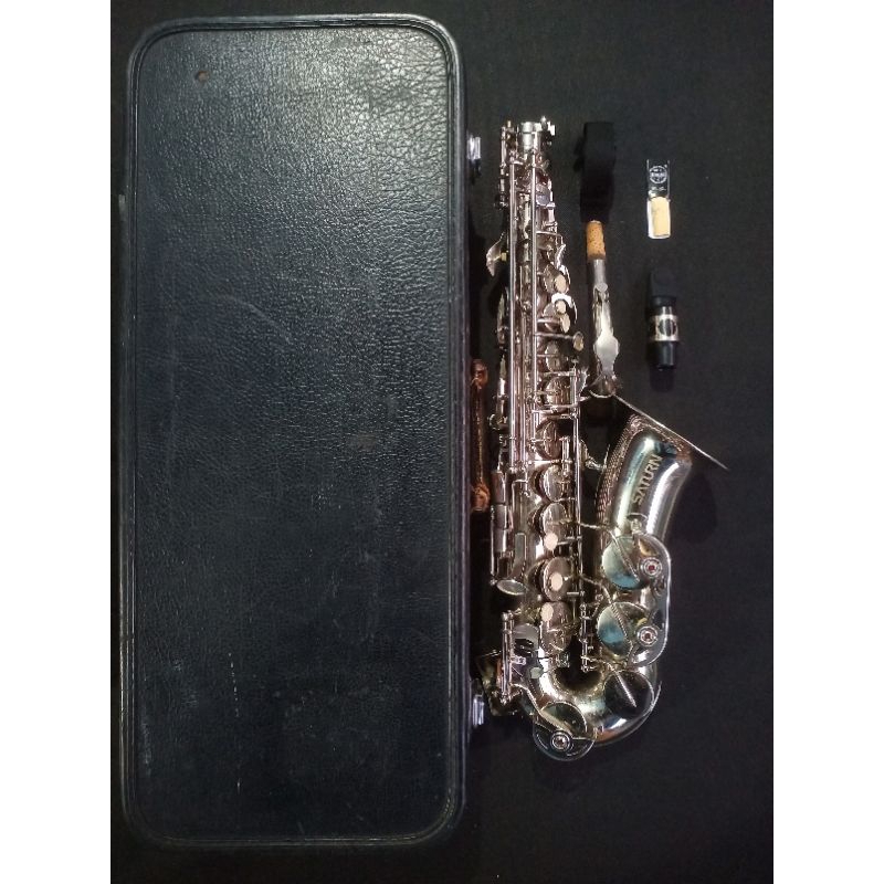 saxophone alto saturn silver