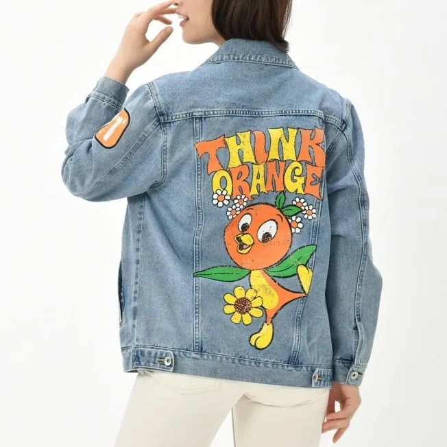 W*lt disney orange bird jacket denim