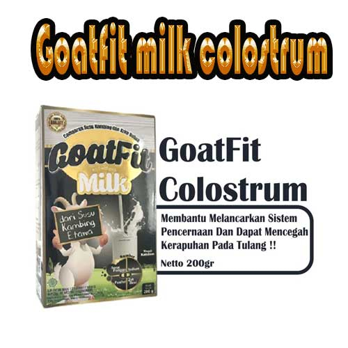 

Susu Kambing Etawa GOATFIT Milk plus Colostrum 200gr