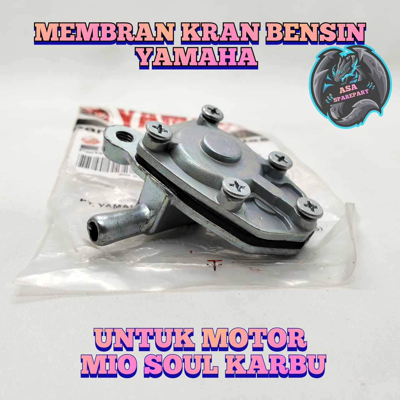 MEMBRAN KRAN BENSIN MIO SOUL KARBU KUALITAS ASLI ORIGINAL YAMAHA UNTUK TIPE MOTOR MIO SOUL KARBU