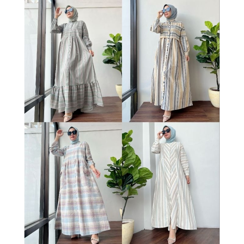 GAMIS WANITA KATUN TRISET ORIGINAL BY ATHAYAA DAILY ETALASE 1