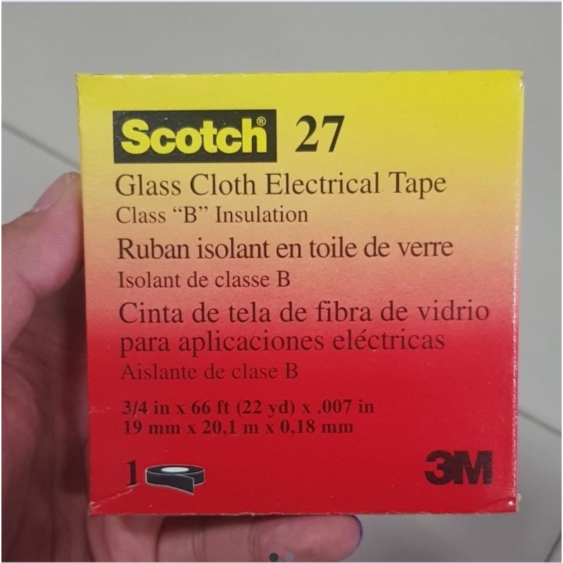 3M Glass Cloth Electrical Tape Scotch 27