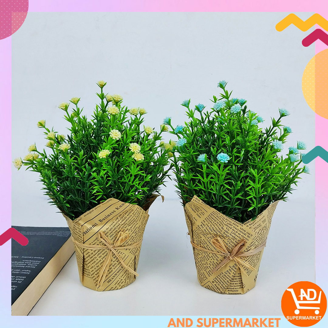 AND / COD / Tanaman Bunga Hias Plastik Artificial Flowers Cantik Bunga Hias Murah Dekorasi Rumah Import PBP86