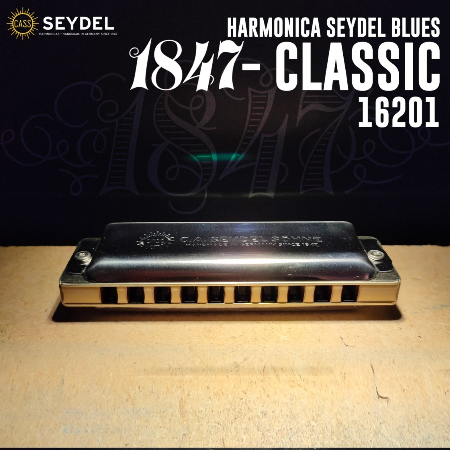 Harmonica Harmonika Seydel Blues 1847 Classic 16201 Diatonic - C Rp1.310.000