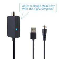 Penguat Sinyal Antena TV Amplifier Signal Booster HD DVB-T2 for Digital TV Antenna Taffware