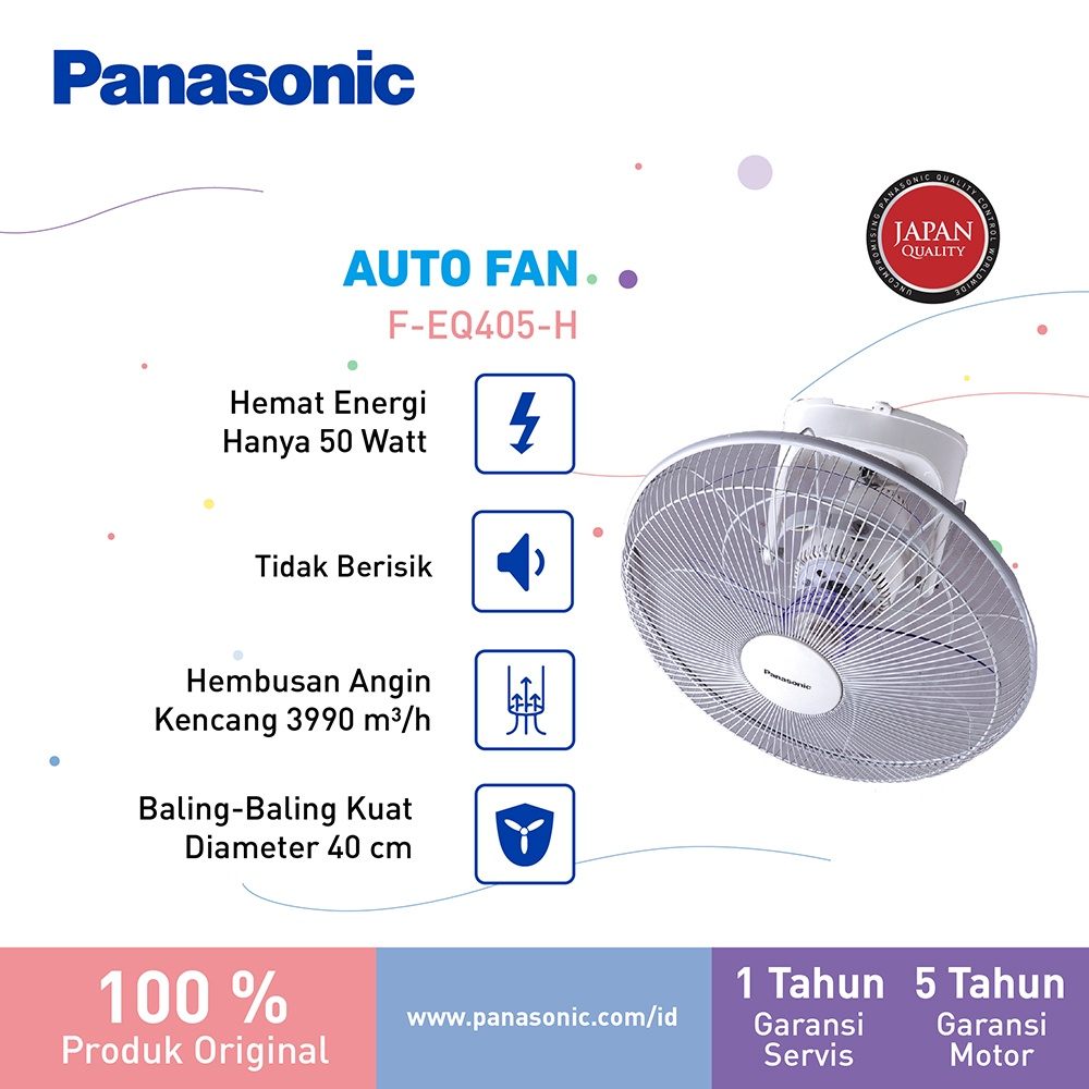 PANASONIC ORBIT FAN EQ 405 | KIPAS PLAFON 16 INCH