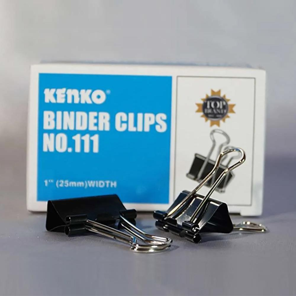 

Kenko Binder Klip/Clip/Japitan Buku/Kertas no 111 (24mm)