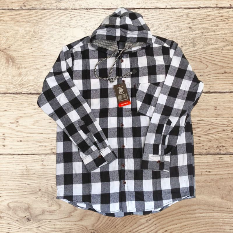 FLANNEL HOODIE PRIA WANITA/ KEMEJA FLANEL PANJANG TOPI TERBARU