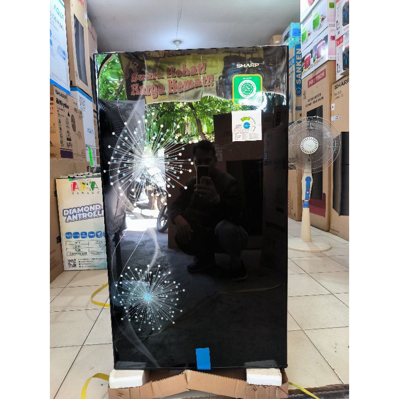 kulkas Sharp SJ 167MG / kulkas Sharp 1 pintu barang baru garansi resmi