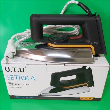 Setrika Listrik Clasic UTU SE 1101 Setrika Murah Model Clasic Anti Lengket Berkualita