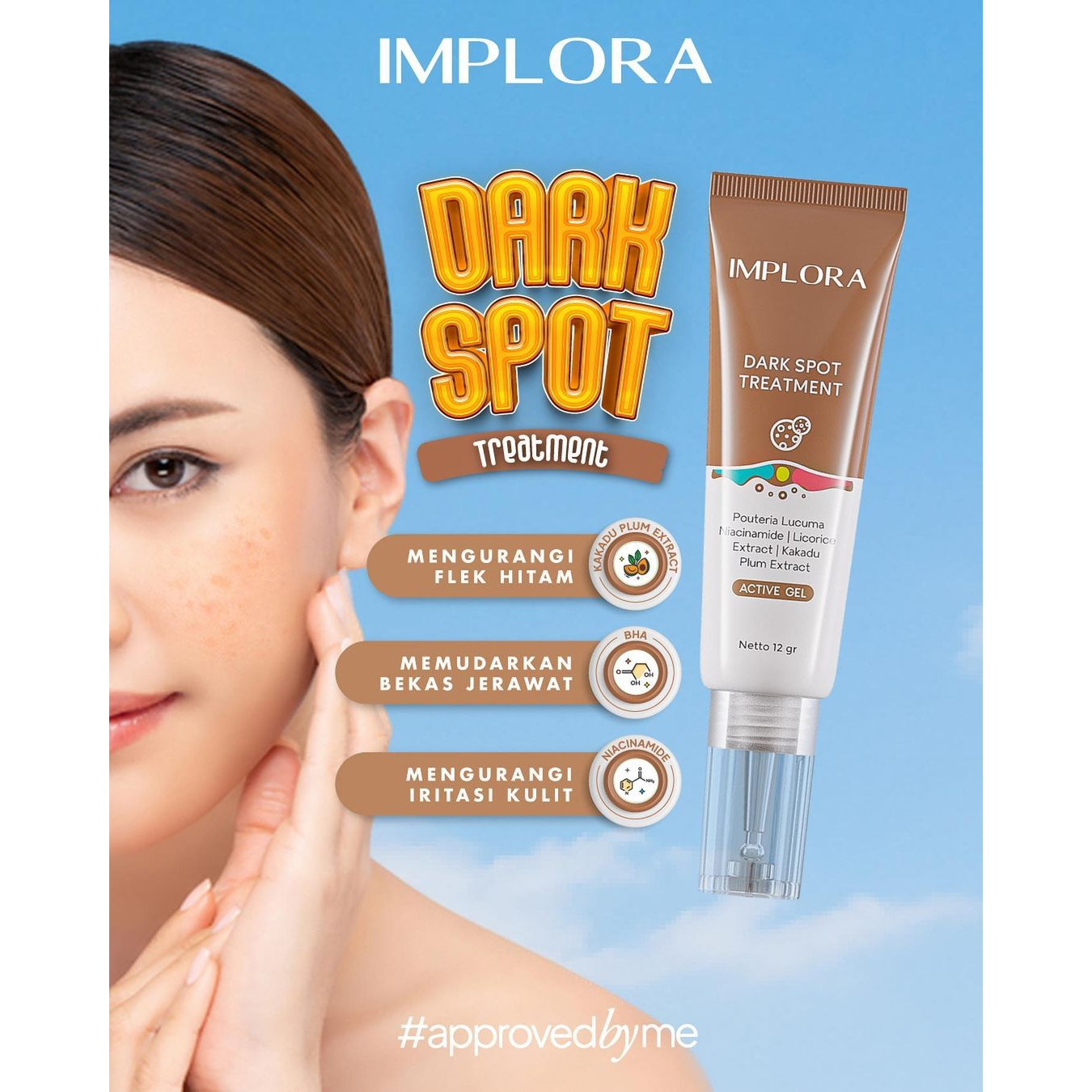 IMPLORA  Active Gel Series | Dark Spot Treatment | Acne Spot Treatment