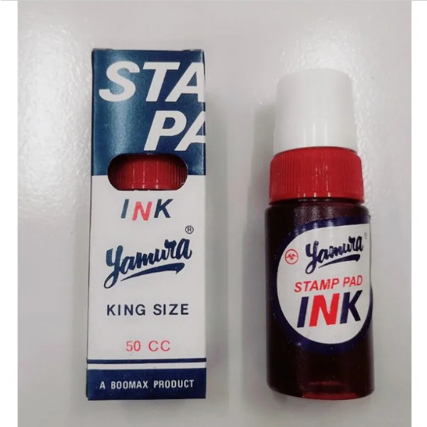 

Yamura Isi Tinta Stempel / Stamp Pad warna Merah 50cc