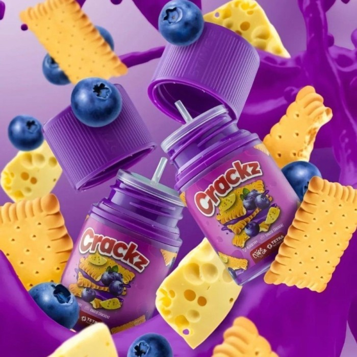 LIQUID CRACKZ V6 BLUEBERRY CHEESE CRACKERS 60ML