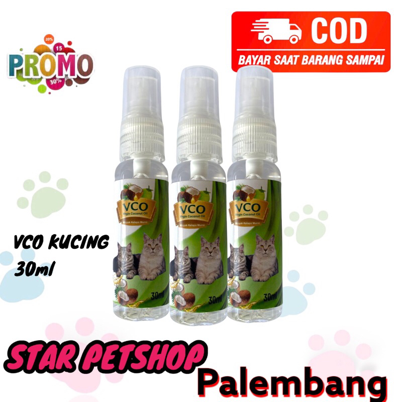 VCO kucing Spray 30ml Minyak VCO untuk obat kucing scabies jamur menyehatkan dan melebatkan rambut kucing Free Packing Bubble