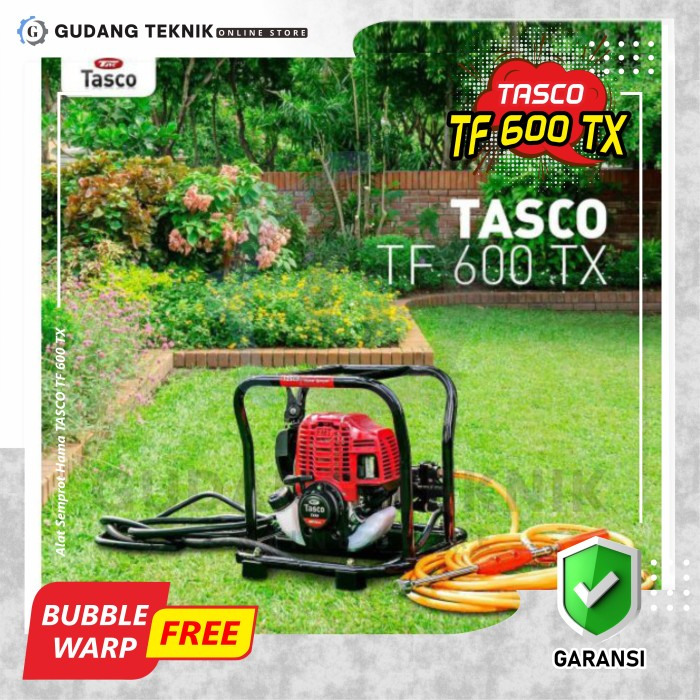 Mesin Steam Portable Engine 4 Tak TF600TX TASCO / Mesin Semprot Air Power Sprayer Disinfektan 4T Bensin TF-600TX TASCO