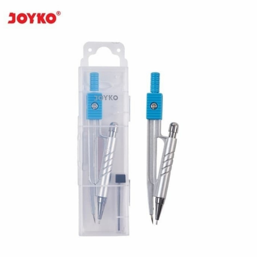 Jangka Set JOYKO MS-55 Math Mathematics Matematika School Tools Office Equipment Perlengkapan Sekolah Menggambar Lingkaran Bundar Memutar Putar Kesenian Kerajinan Gambar Kecil Lucu Simpel Simple Ecer Eceran Plastik Warna Bentuk Circle Grosir Prakarya