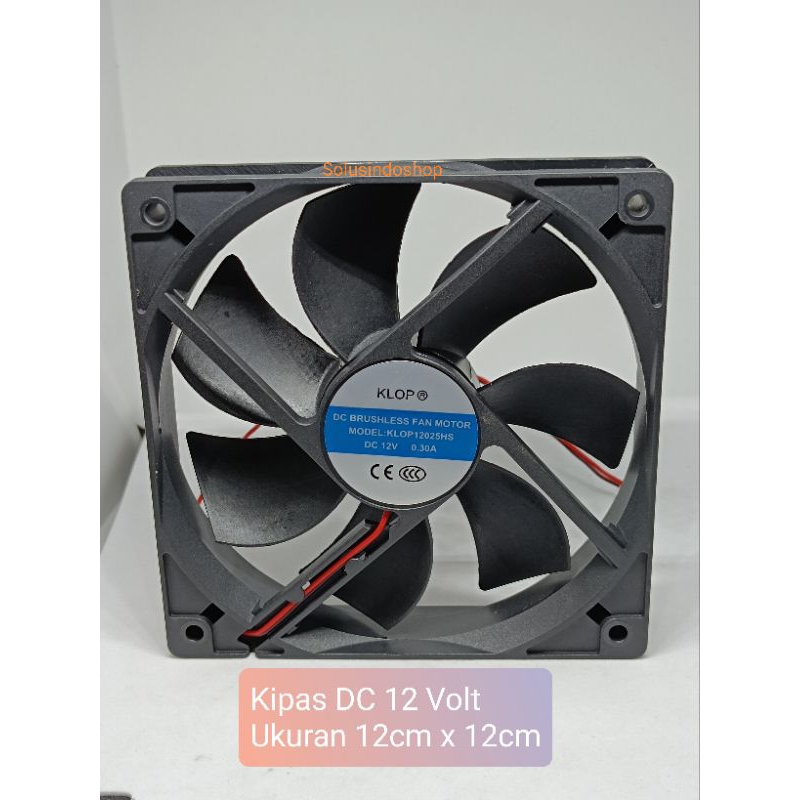 Kipas DC 12v 12x12 / Fan dc 12v 12x12 / Kipas 12cm x 12cm 12v dc
