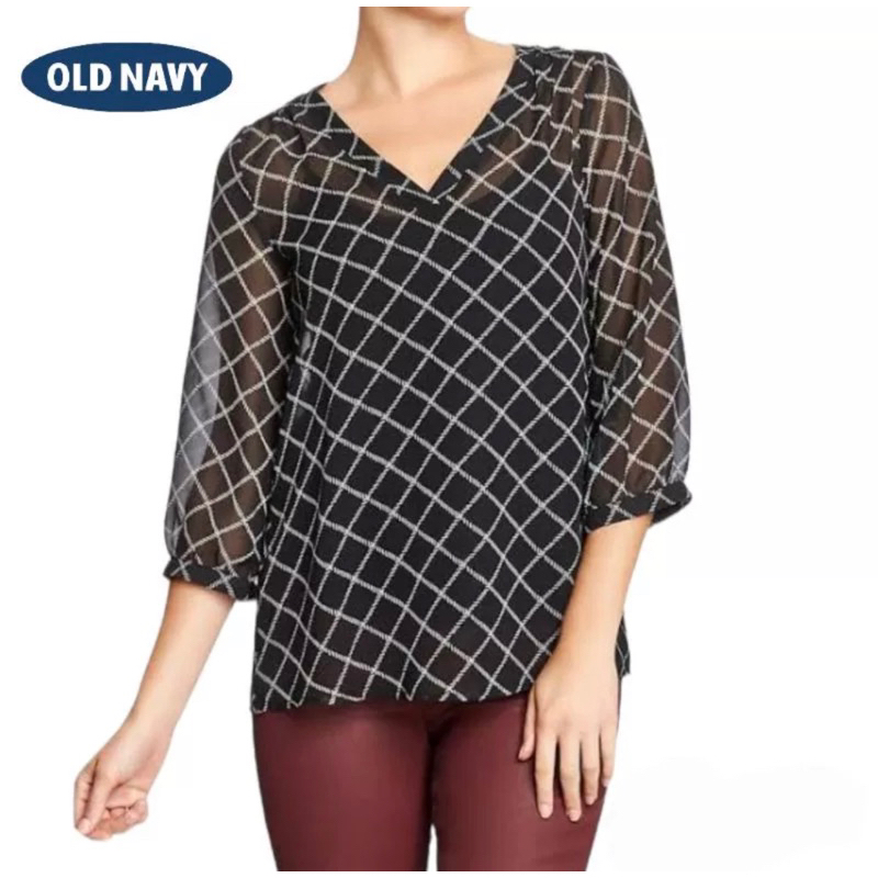 blouse v neck old navy