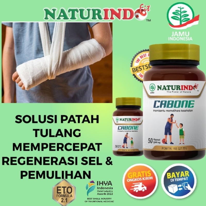 CABONE Obat Herbal Patah Tulang Tulang Retak