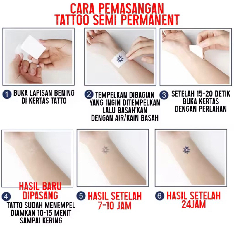 tatto temporary 1 bulan old school terlariss // tatto old skull temporer 1 bulan