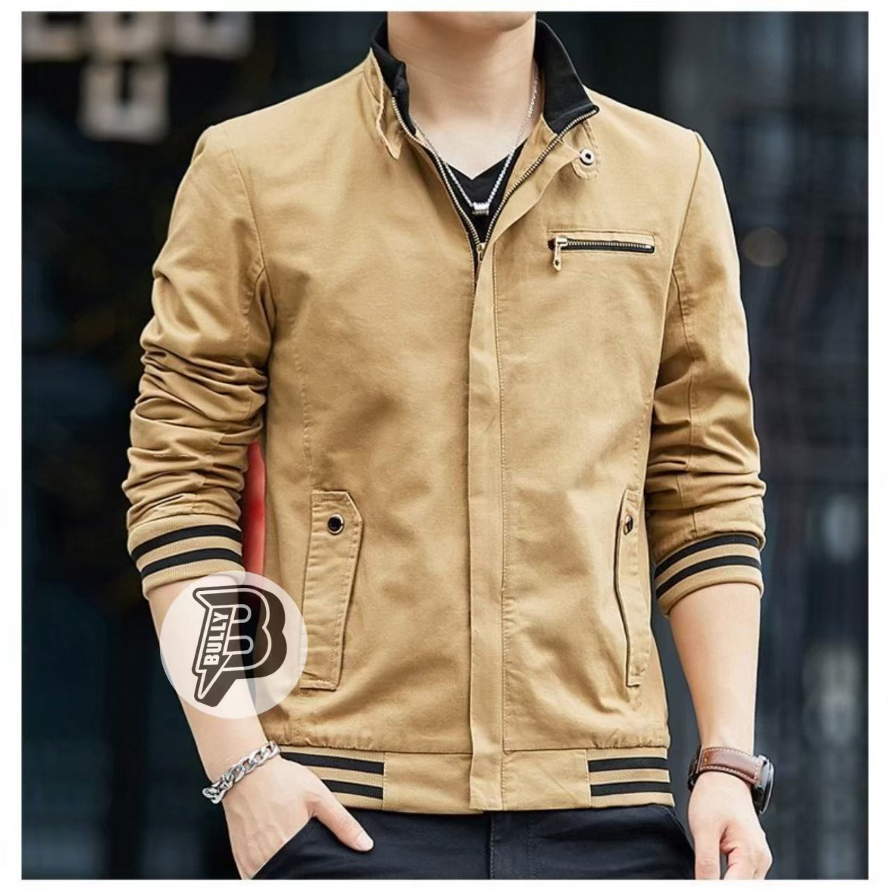 Jaket Motor Kerah BULLY INSIDE ENEMY