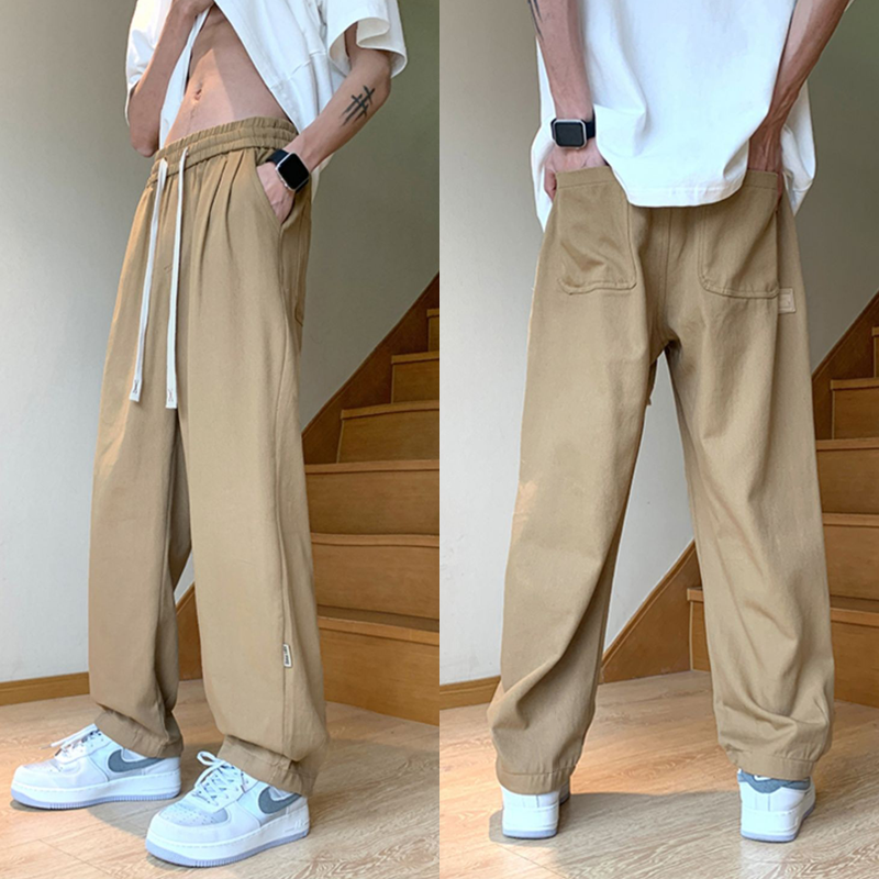 Celana Cargo Panjang Pria Korean style celana Olahraga Sport Jogging jumbo pria baggy pants Oversize lurus longgar celana casual pria celana Jogger pria