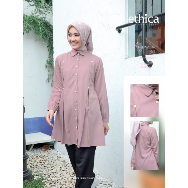 Atasan Ethica Megumi 30 Black Megumi 30 Dusty Pink