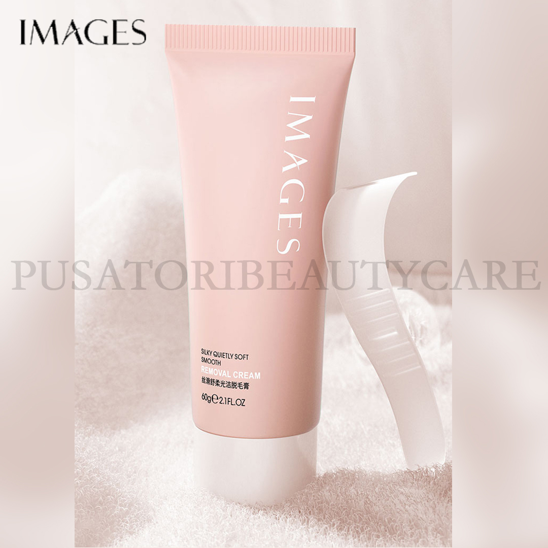 IMAGES Silky Hair Removal Cream Perontok Bulu Kumis Ketiak Kaki 60g