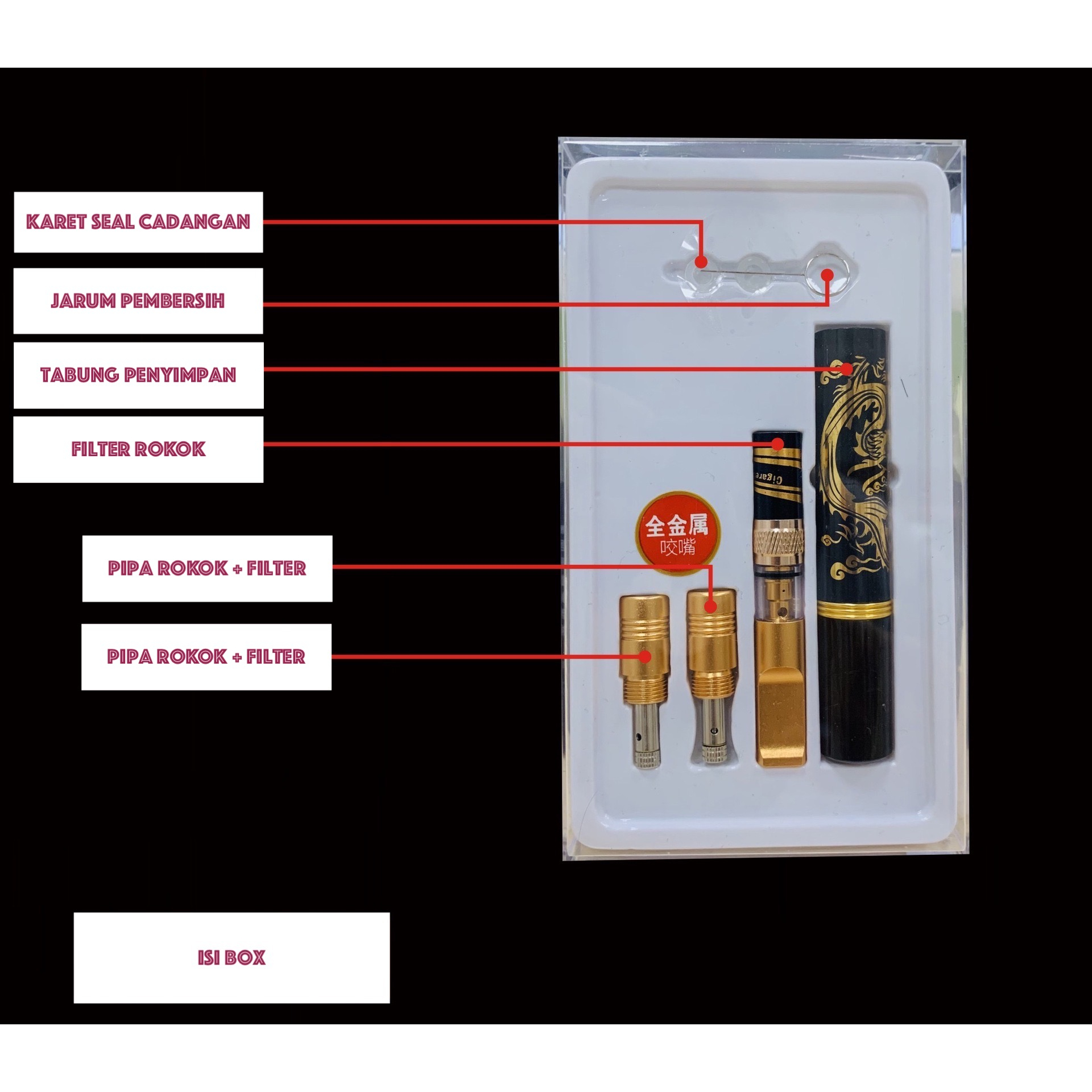 ORIGINAL RUDORF RV60 PIPA FILTER SARINGAN ASAP PERMANEN DUA KALI PENYARINGAN MUAT SEMUA UKURAN