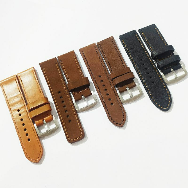 strap jam tangan full kulit handmade size 26mm