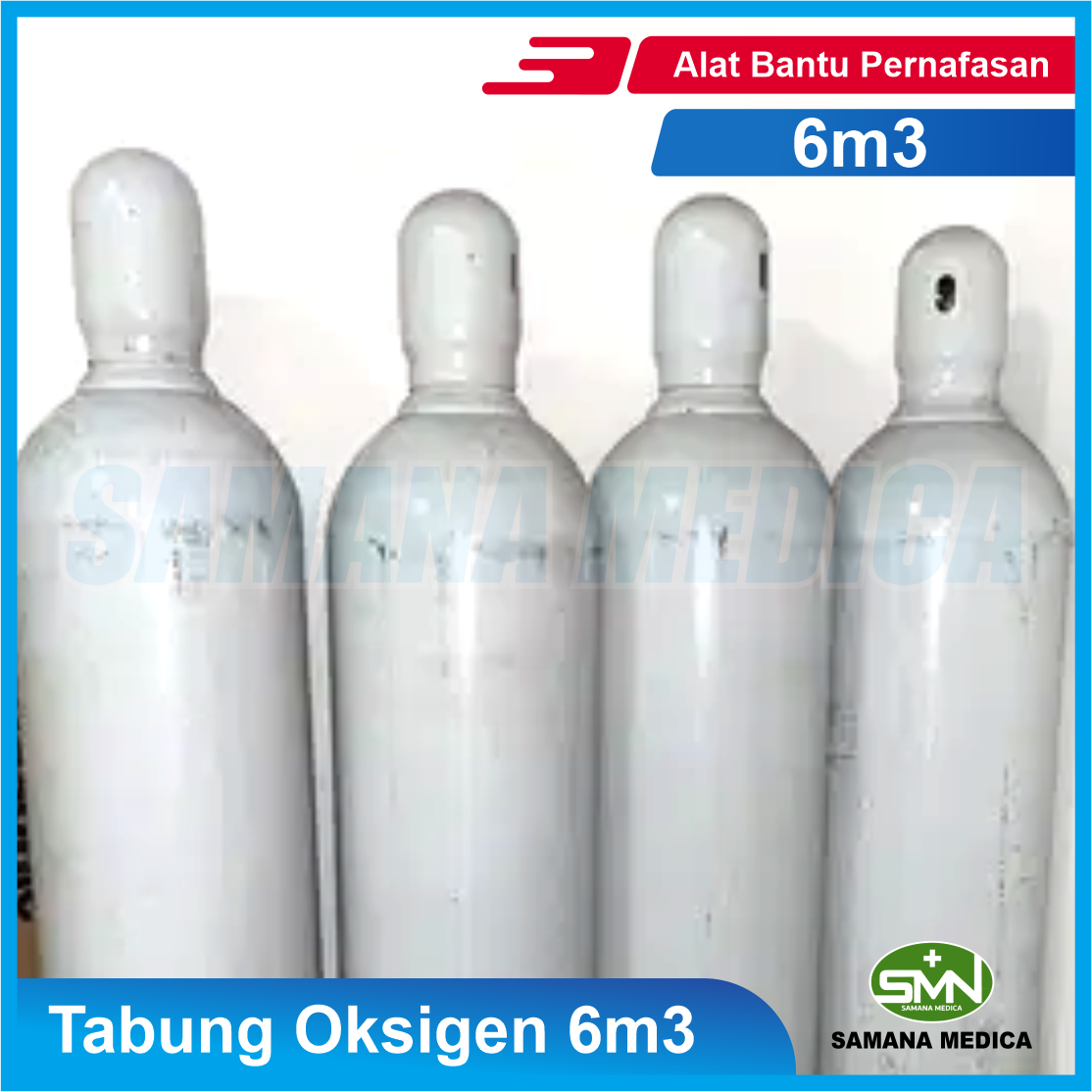 GOCAR / GRABCAR ONLY Tabung Oksigen 6m3 (Tabung oksigen 6 meter kubik) Alat Bantu Pernafasan