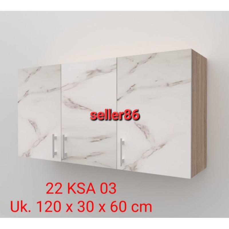 KITCHEN SET ATAS PUTIH / KITCHEN SET ATAS MARMER MINIMALIS