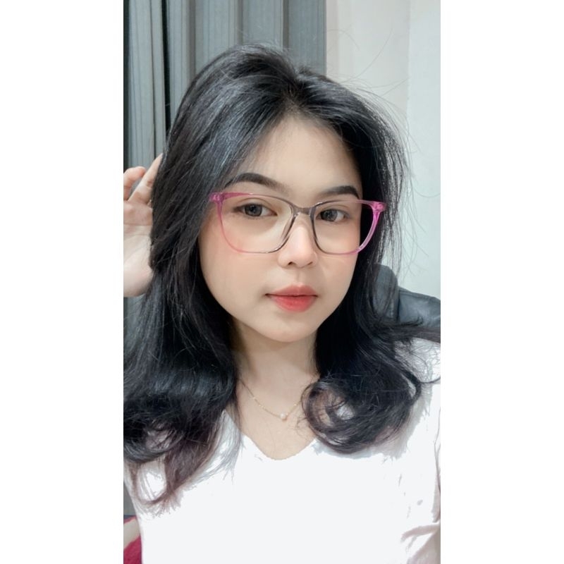 KACAMATA 0120 kacamata kotak cewek atau cowo lensa photocromic/bluecromic