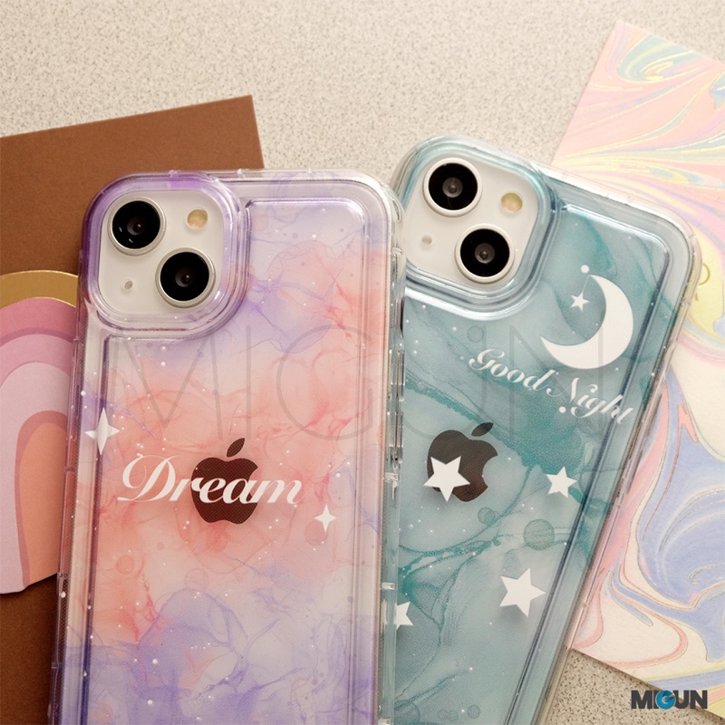 Full of Stars Case - Softcase Fullcover For iPhone 7 8 SE2020 X XS XR XSMAX 11 11PRO 11PROMAX 12 13 MINI 14 PLUS PRO PROMAX