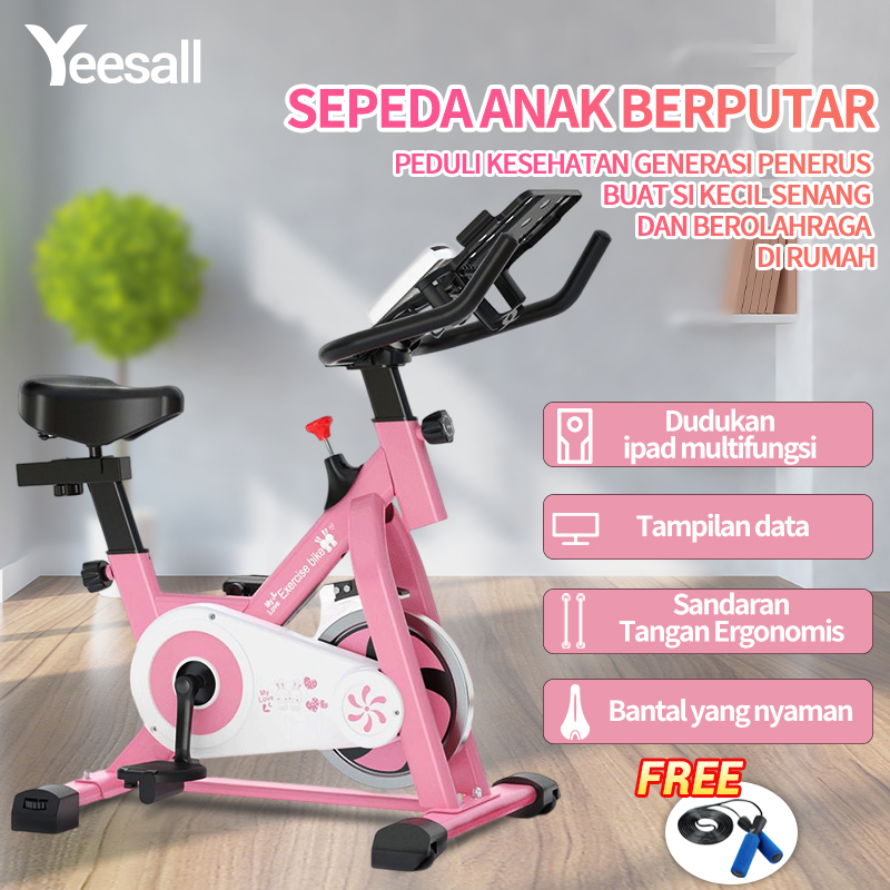 Spinning Bike / Kardio Sepeda Statis / Sepeda Fitness Alat Fitness / Sepeda Statis Elliptical / Mendukung koneksi APP