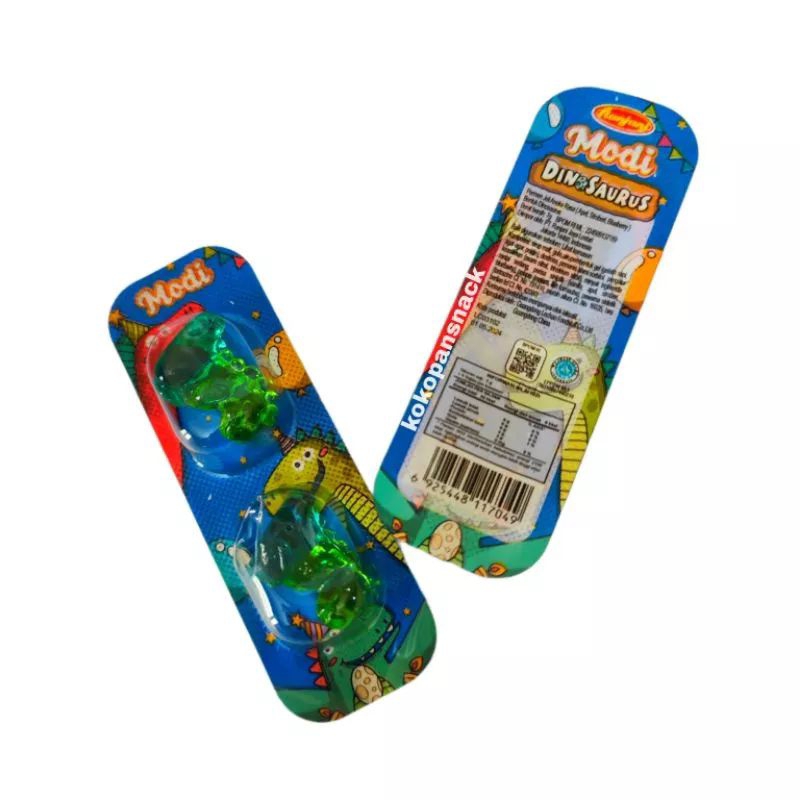 Permen jeli ranjani modi dinosaurus isi 24 pcs