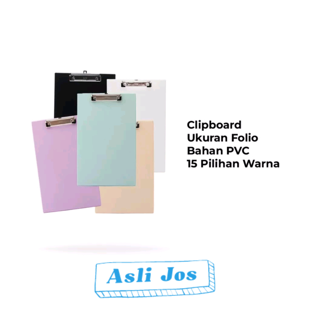 

Clipboard Bantex / Papan Jalan Ukuran Folio