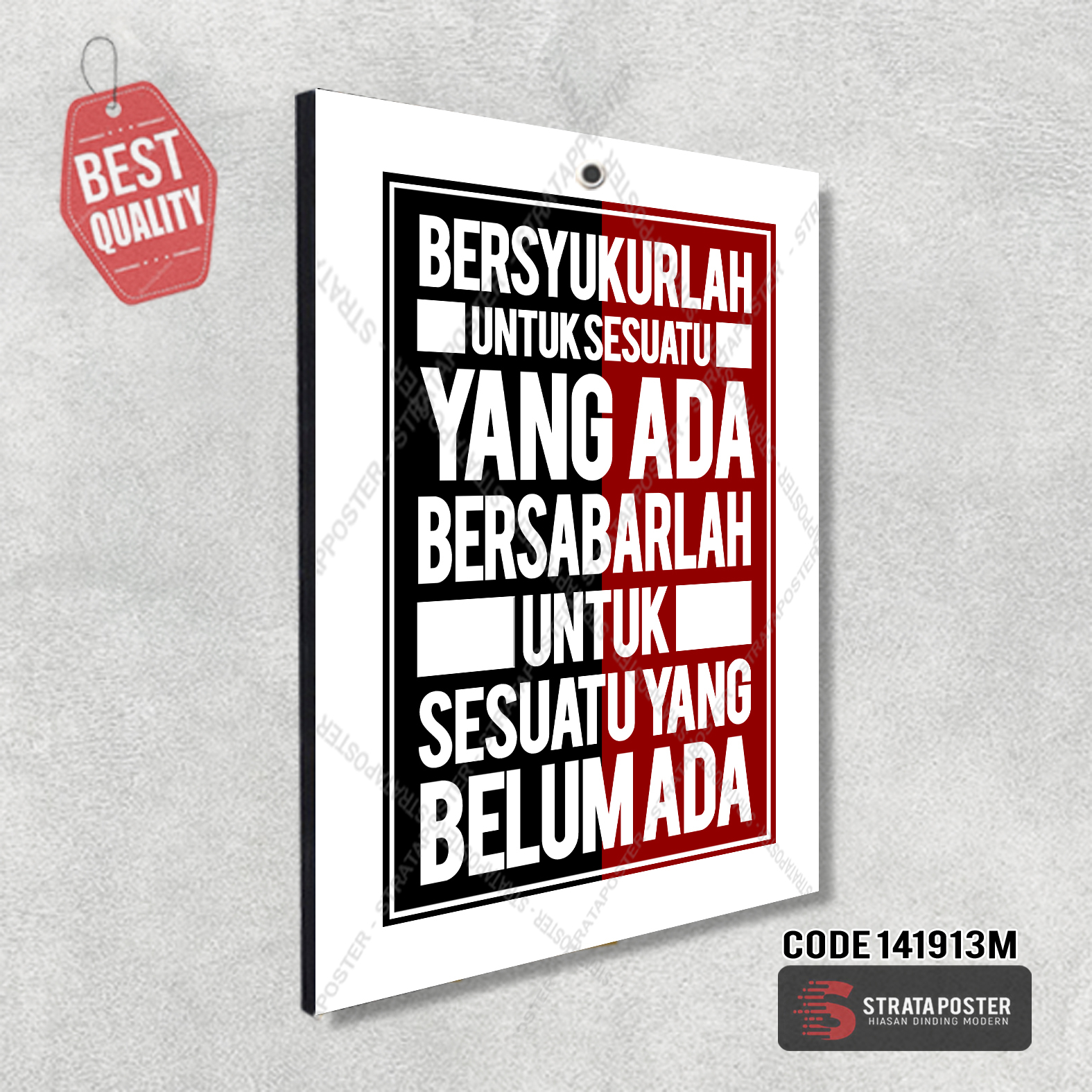 Kata kata motivasi Hiasan dinding Wall decor Poster quotes